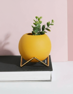 Doo Solid Round Ceramic Vase