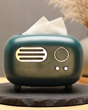Vintage Style Tissue Holder - Green