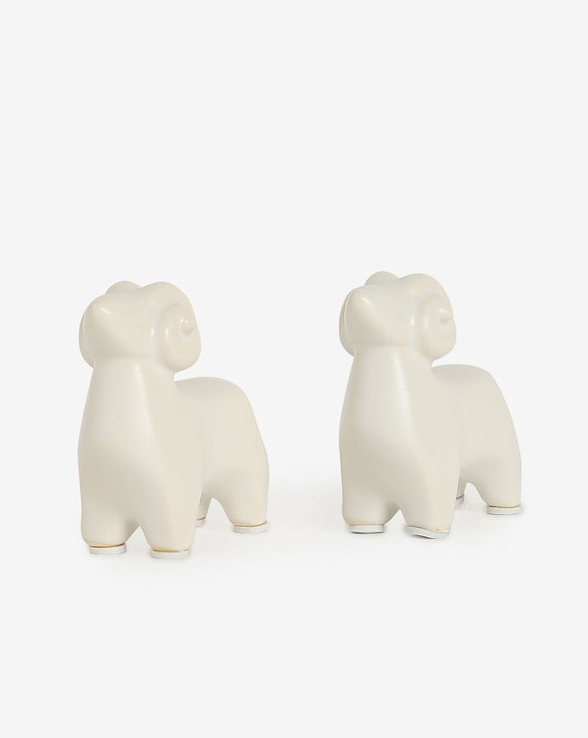 White Sheep Ceramic Showpiece - Image 4