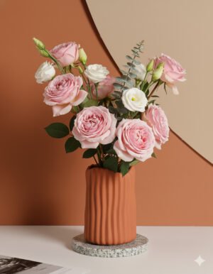 Vertical-Patterned Vase