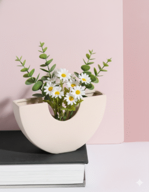 Modern Arch Embryo Ceramic Vase