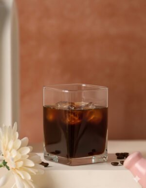 Contemporary Square Base Rocks Tumbler (250ml)