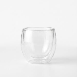 Elegant Double-Walled Glass Espresso & Tea Cup (250ML) | Insulated Multi/Mixed Drinkware