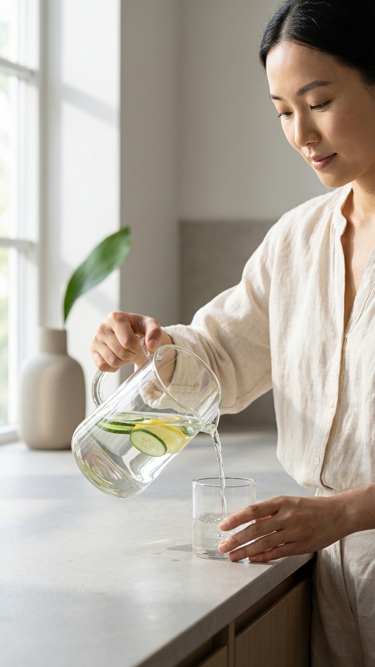 Elegant Glass Beverage Carafe with Handle (750ML) | Multi/Mixed Serving Pitcher for Water, Juice & Drinks - Image 3
