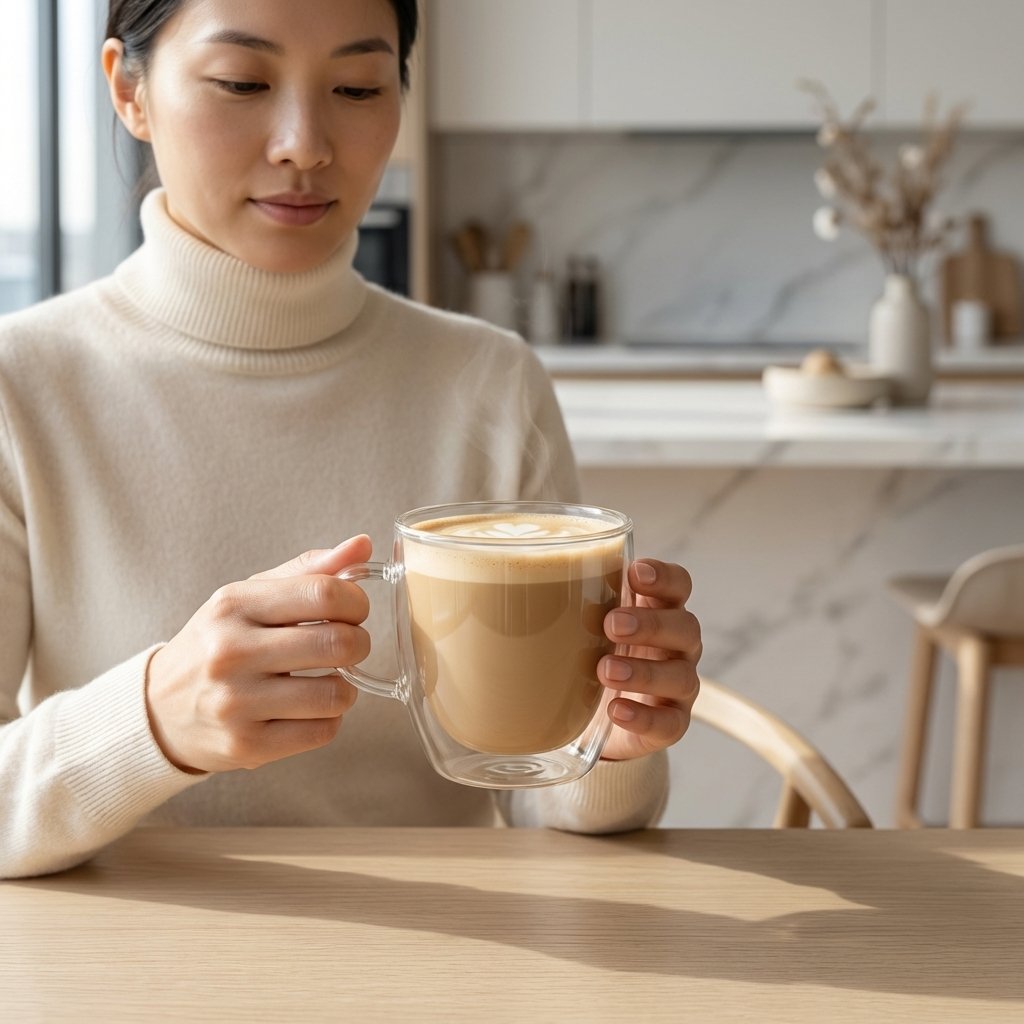 Insulated Double-Walled Glass Coffee Mug (250ML) | Multi/Mixed Heat-Resistant Drinkware - Image 2