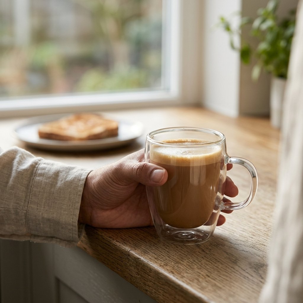 Insulated Double-Walled Glass Coffee Mug (250ML) | Multi/Mixed Heat-Resistant Drinkware - Image 3