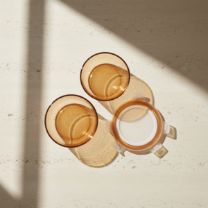 2 Pack Colored Glass Snap Lock Food Storage Container Set.