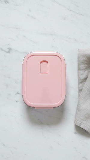 3 Pack Clear Glass Food Storage Container Set with 4PP Snap Lock Lid and Air Vent.